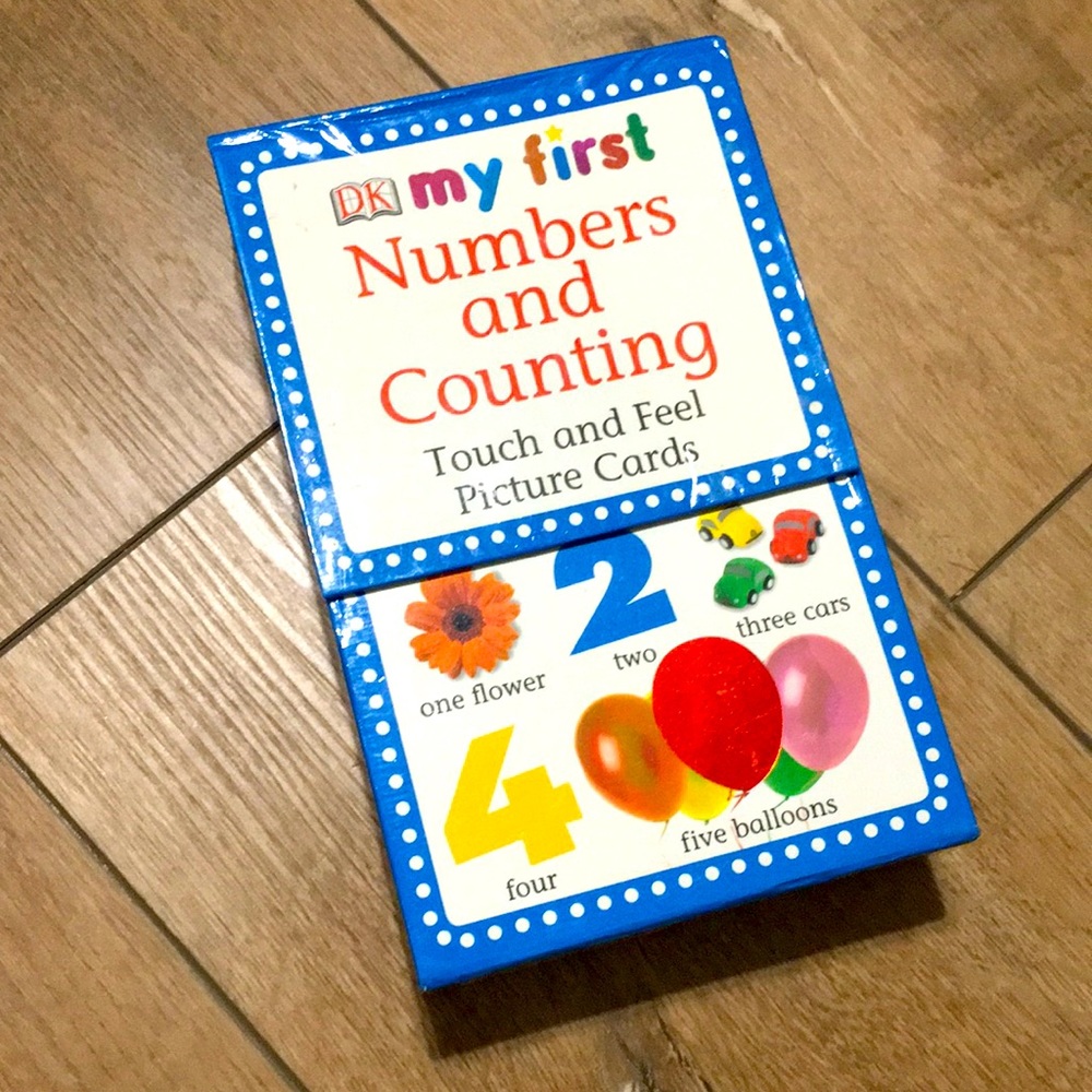 🌻🌻🌻DK My First Numbers & Counting Touch and Feel Picture Cards🌻🌻🌻